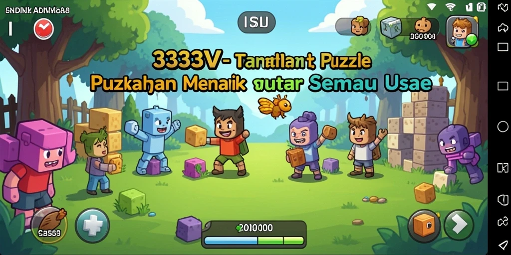 Screenshot gameplay 333V menampilkan tantangan menarik dalam teka-teki.