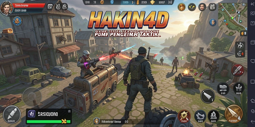Tampilan gameplay menarik dari HAKIN4D yang penuh strategi.