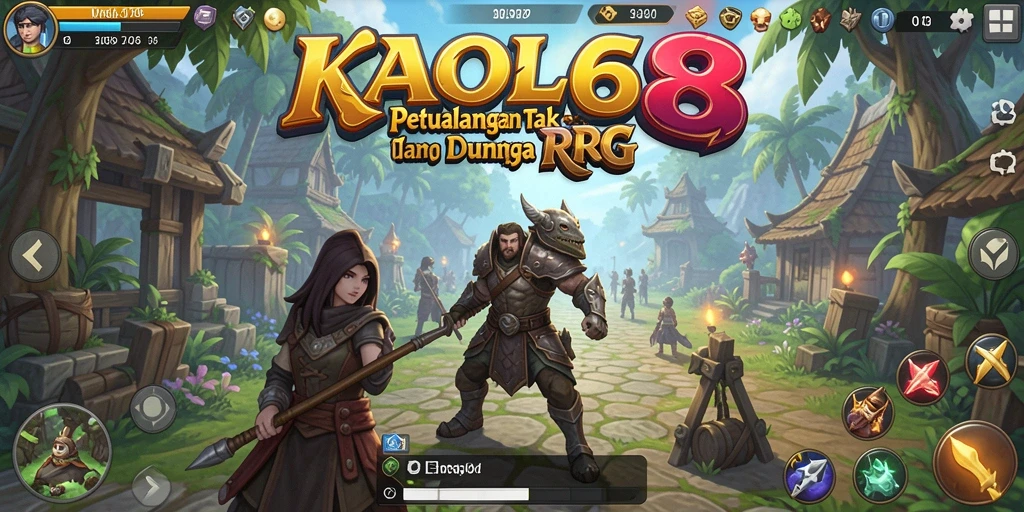 Screenshot menampilkan pertarungan epik dalam KAOL68 dengan grafis menawan.