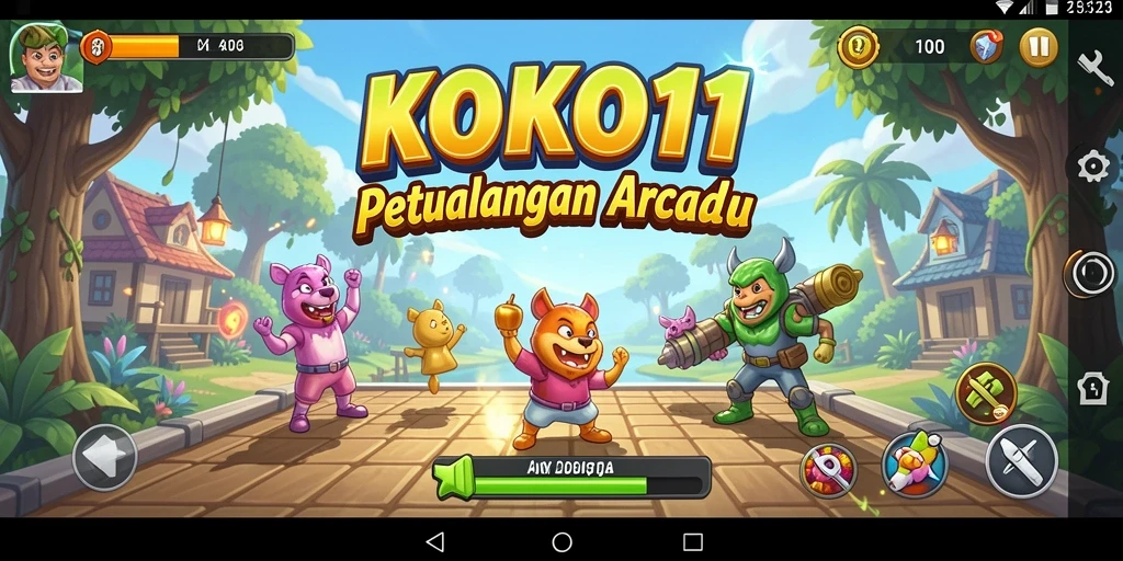 Gameplay seru dan penuh tantangan KOKO11 dalam aksi.
