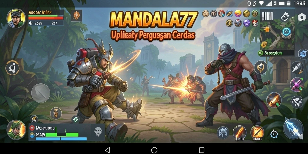Tampilan antarmuka MANDALA77 yang intuitif dan fungsional.