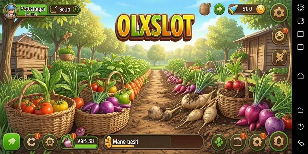 Gameplay menarik dengan berbagai tanaman dan ladang yang luas.