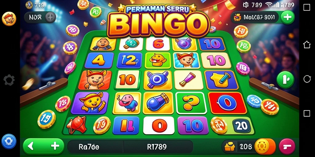 Screenshot gameplay RR789 menampilkan suasana seru permainan Bingo.
