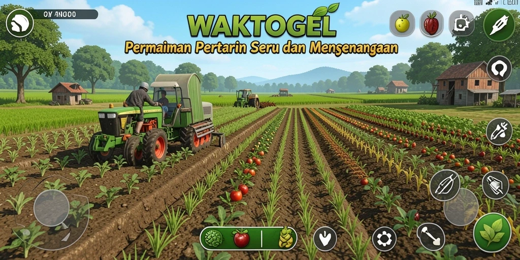 Tampilan gameplay WAKTOGEL yang seru dan menarik.